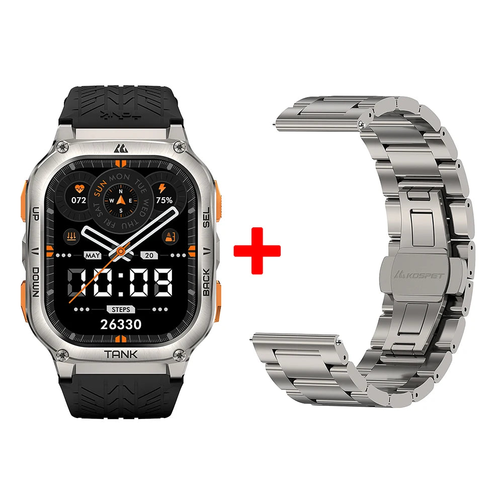 2025 Original  TANK M3 Ultra GPS Smartwatches for Men Women Smartwatch 480Mah Digital Fitness AMOLED AOD Bluetooth Watches