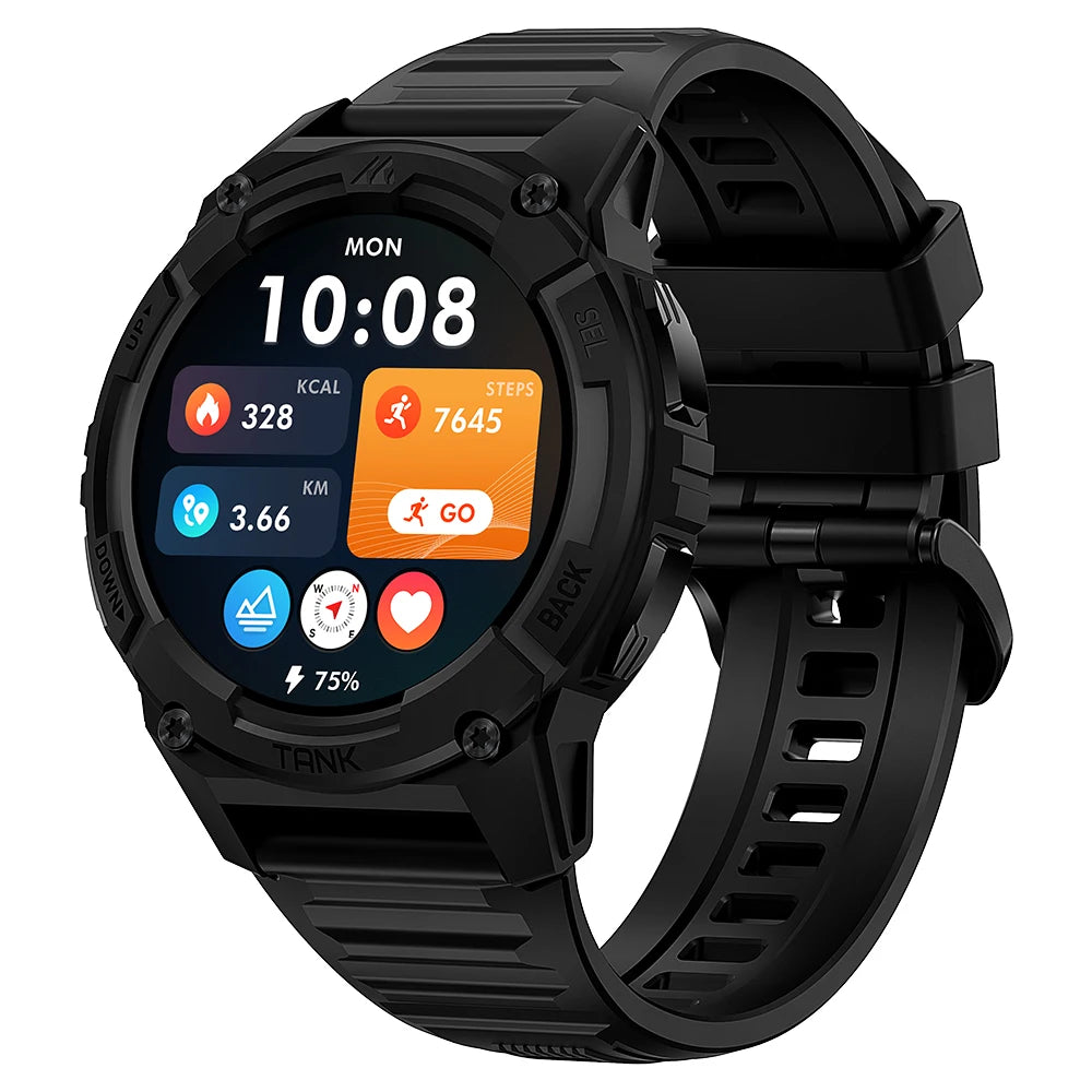 TANK S2 GPS Smart Watch Women Compass Barometer Altimeter Bluetooth Call AI Assistant AMOLED IP69K Waterproof Smartwatch
