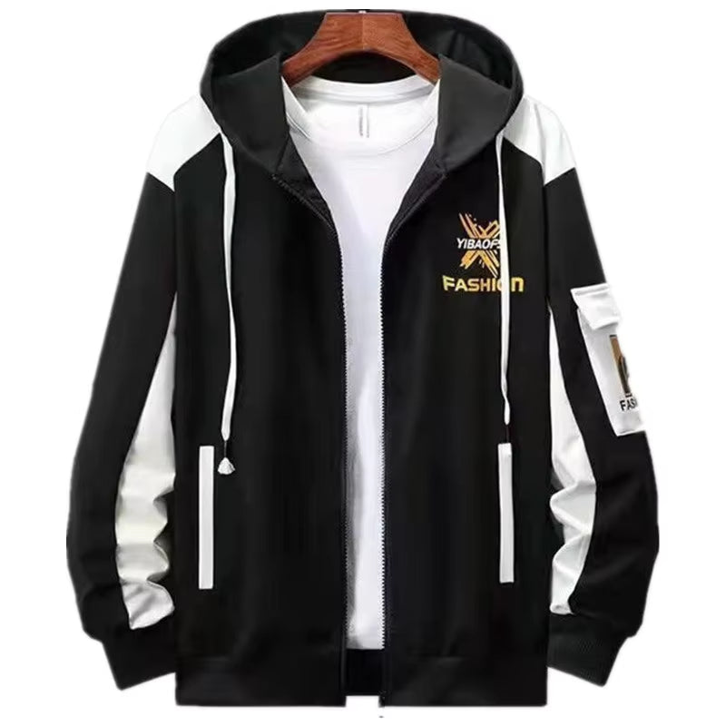 INS Hip Hop Men'S Hoodie Baseball Jacket Casual Slim Fit Unisex Uniform Bomber Coat 2023 Youth Students Bomber Jacket Couple