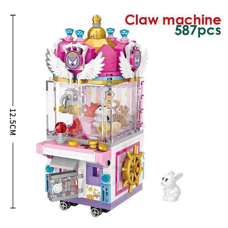 LOZ Mini Street Hongkong Street Food Building Blocks Set China Town Chinese Street Mini Street Shopping Street Kids Puzzle Mini Block Brick Toy