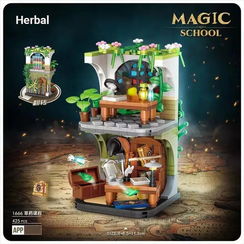 LOZ Mini Street Hongkong Street Food Building Blocks Set China Town Chinese Street Mini Street Shopping Street Kids Puzzle Mini Block Brick Toy