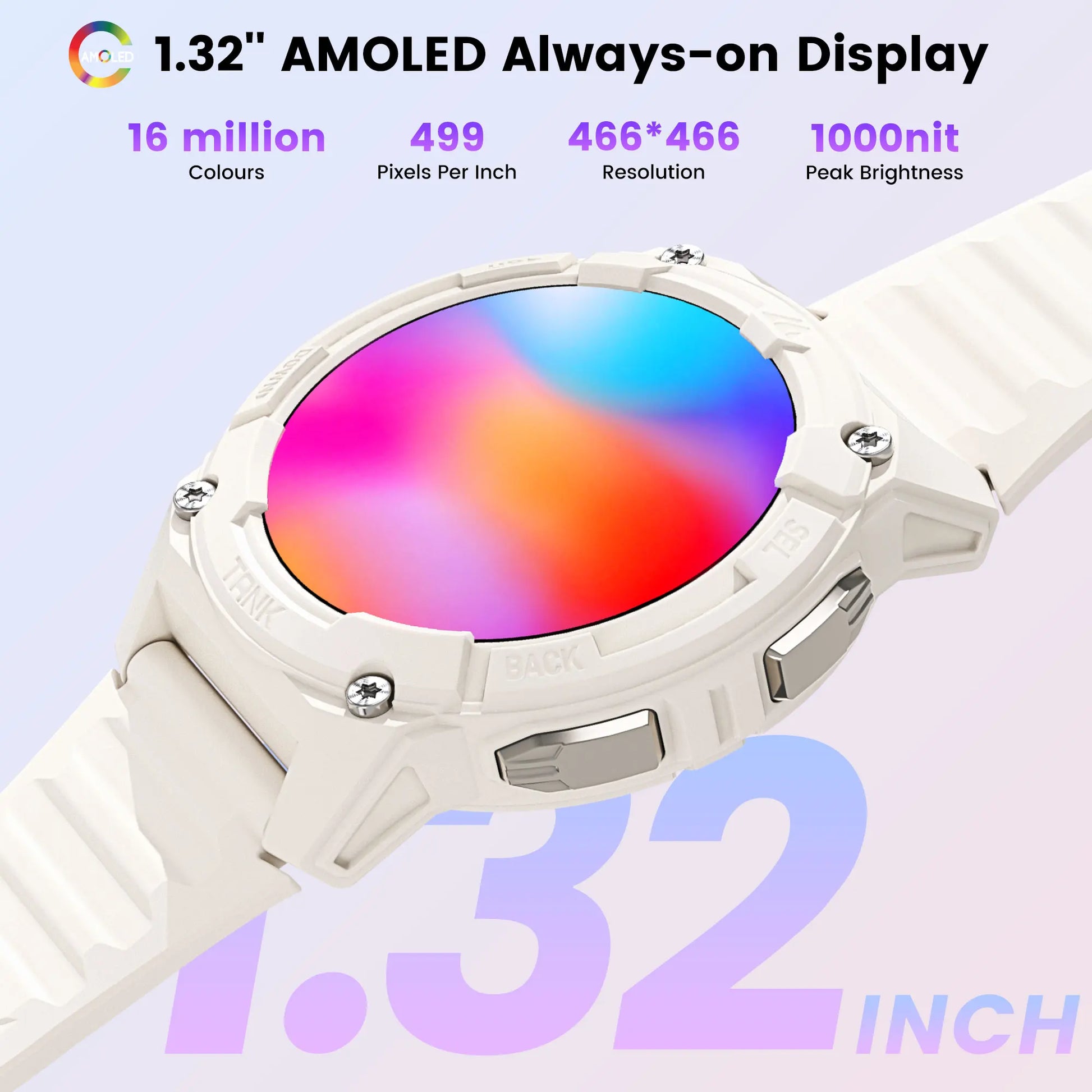 TANK S2 GPS Smart Watch Women Compass Barometer Altimeter Bluetooth Call AI Assistant AMOLED IP69K Waterproof Smartwatch