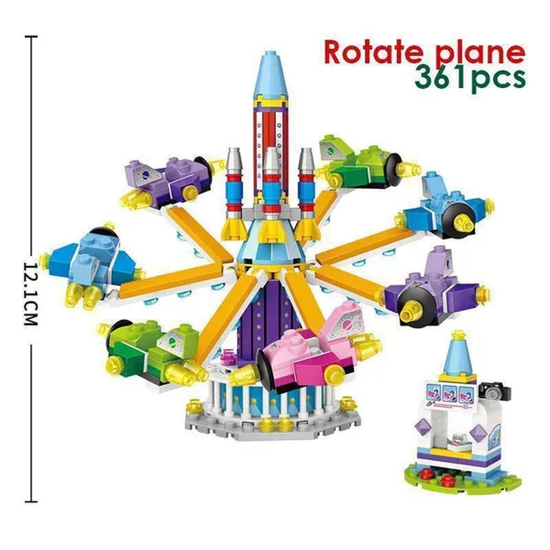 LOZ Mini Street Hongkong Street Food Building Blocks Set China Town Chinese Street Mini Street Shopping Street Kids Puzzle Mini Block Brick Toy